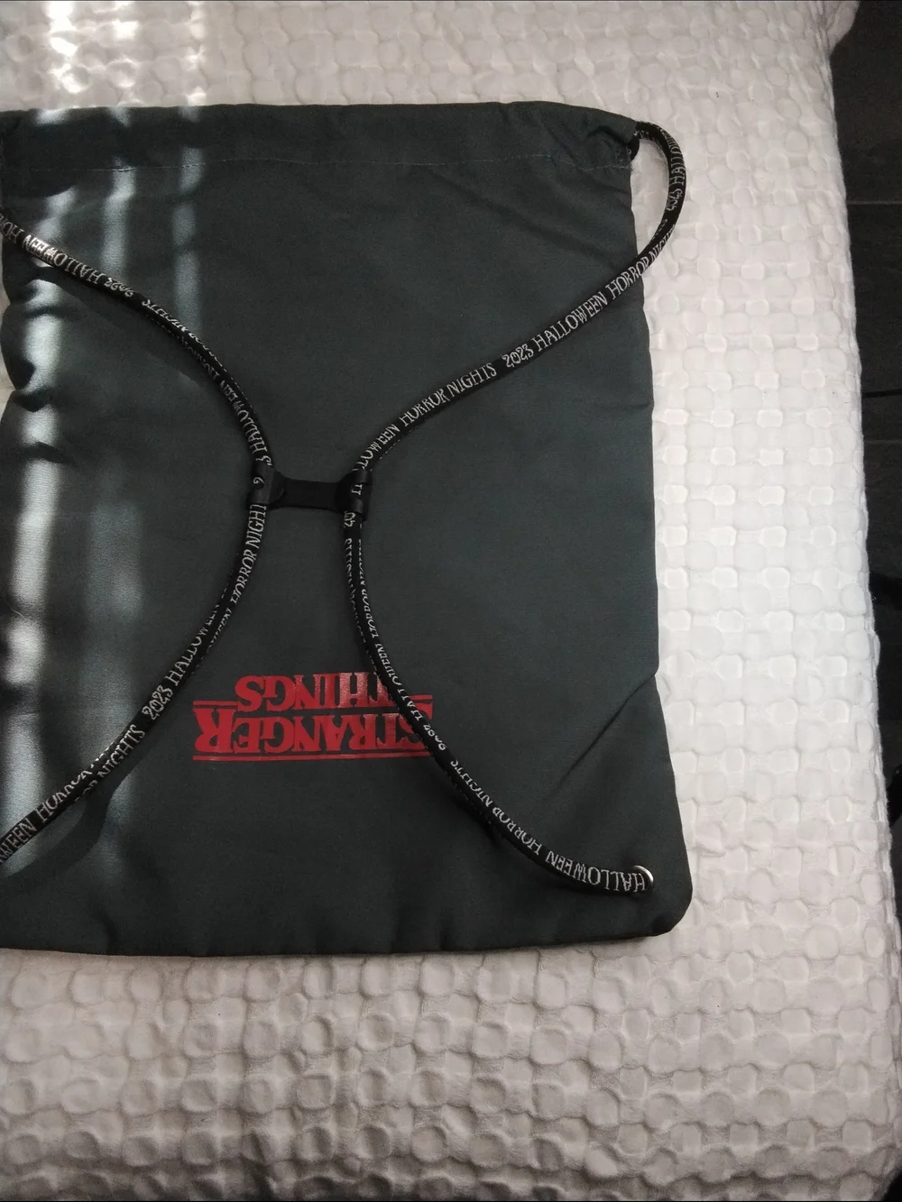 Vecna Stranger Things Universal Halloween Horror Nights 2023 Drawstring Backpack